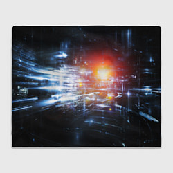 Плед флисовый DIGITAL ABSTRACTION, цвет: 3D-велсофт