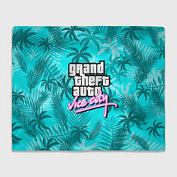 Плед флисовый GTA VICE CITY, цвет: 3D-велсофт