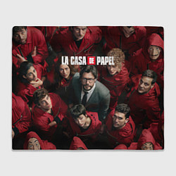 Плед флисовый La Casa de Papel Z, цвет: 3D-велсофт