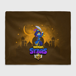 Плед флисовый MORTIS BRAWL STARS, цвет: 3D-велсофт