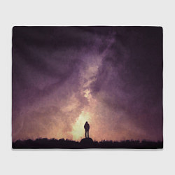 Плед флисовый Бесконечный космос, цвет: 3D-велсофт