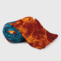 Плед флисовый Valorant Огонь и вода, цвет: 3D-велсофт — фото 2