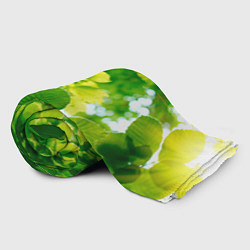Плед флисовый Листья, цвет: 3D-велсофт — фото 2