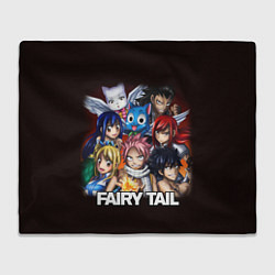 Плед флисовый FAIRY TAIL ХВОСТ ФЕИ, цвет: 3D-велсофт