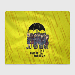 Плед флисовый The Umbrella Academy, цвет: 3D-велсофт