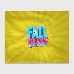 Плед флисовый Fall Guys, цвет: 3D-велсофт