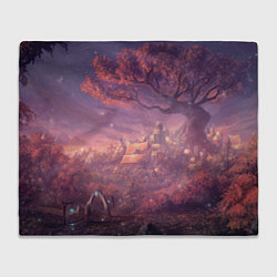 Плед флисовый Fantasy Forest, цвет: 3D-велсофт