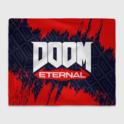 Плед флисовый DOOM ETERNAL ДУМ ЭТЕРНАЛ, цвет: 3D-велсофт