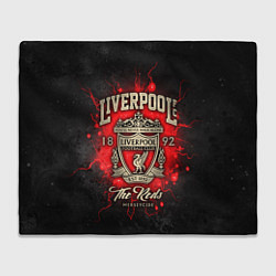 Плед флисовый LIVERPOOL FC, цвет: 3D-велсофт