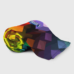 Плед флисовый Minecraft - pattern, цвет: 3D-велсофт — фото 2