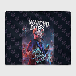 Плед флисовый Watch Dogs: Legion, цвет: 3D-велсофт