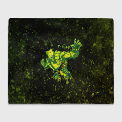 Плед флисовый JOJOS BIZARRE ZA WARUDO, цвет: 3D-велсофт