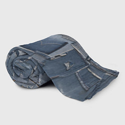Плед флисовый Jeans life, цвет: 3D-велсофт — фото 2
