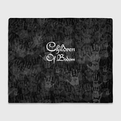 Плед флисовый Children of Bodom Z, цвет: 3D-велсофт