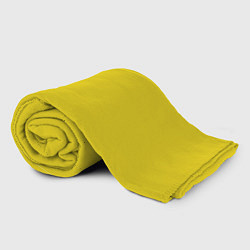 Плед флисовый Жёлтый, цвет: 3D-велсофт — фото 2