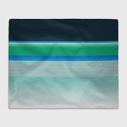 Плед флисовый Sea color, цвет: 3D-велсофт