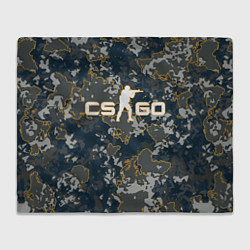 Плед флисовый CS:GO - Camo, цвет: 3D-велсофт