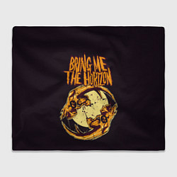 Плед флисовый BRING ME THE HORIZON, цвет: 3D-велсофт