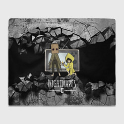 Плед флисовый Little Nightmares 2, цвет: 3D-велсофт