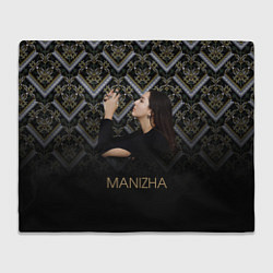 Плед флисовый Манижа Manizha, цвет: 3D-велсофт