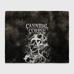 Плед флисовый Cannibal Corpse, цвет: 3D-велсофт