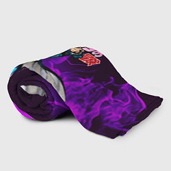 Плед флисовый JOJOS BIZARRE ADVENTURE, цвет: 3D-велсофт — фото 2