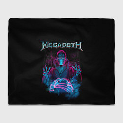 Плед флисовый MEGADETH, цвет: 3D-велсофт