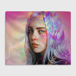 Плед флисовый Billie Eilish, цвет: 3D-велсофт