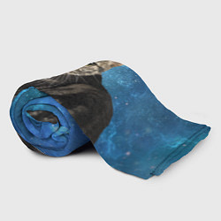 Плед флисовый Кот Космос, цвет: 3D-велсофт — фото 2