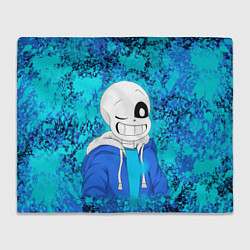 Плед флисовый САНС SANS, цвет: 3D-велсофт