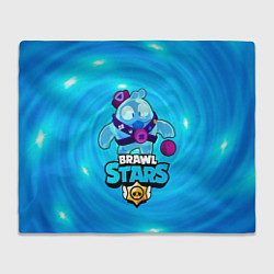 Плед флисовый Сквик Squeak Brawl Stars, цвет: 3D-велсофт