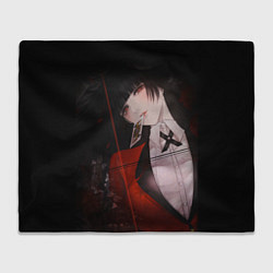 Плед флисовый БЕЗУМНЫЙ АЗАРТ ЮМЭКО, цвет: 3D-велсофт