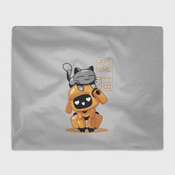 Плед Cat and Robot ЛСР