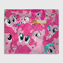 Плед флисовый Pinkie Pie pattern, цвет: 3D-велсофт