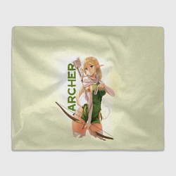 Плед флисовый Archer, цвет: 3D-велсофт