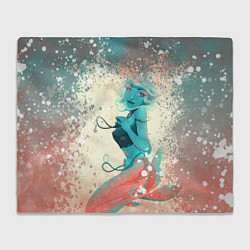 Плед флисовый Русалочка Mermaid Z, цвет: 3D-велсофт