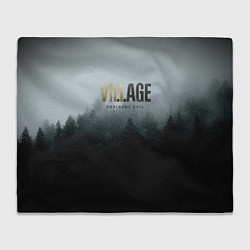 Плед флисовый Resident Evil Village, цвет: 3D-велсофт