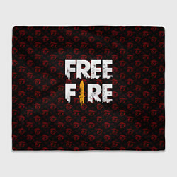 Плед флисовый FREEFIRE PATTERN GARENA Z, цвет: 3D-велсофт