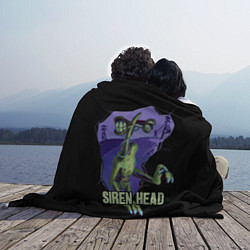 Плед флисовый СИРЕНОГОЛОВЫЙ SIREN HEAD, цвет: 3D-велсофт — фото 2