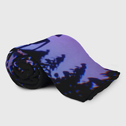 Плед флисовый СИРЕНОГОЛОВЫЙ ГЛИТЧ, цвет: 3D-велсофт — фото 2