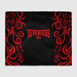 Плед флисовый REVENGERS TOKYO, цвет: 3D-велсофт