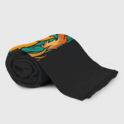 Плед флисовый Огонь Чермандера, цвет: 3D-велсофт — фото 2