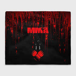 Плед флисовый ММА В КРОВИ, цвет: 3D-велсофт