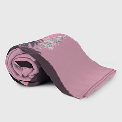 Плед флисовый Розовое сияние, цвет: 3D-велсофт — фото 2