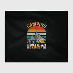 Плед флисовый Camping, цвет: 3D-велсофт