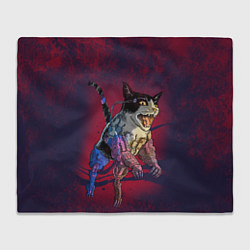 Плед флисовый CYBERCAT КИБЕРКОТ Z, цвет: 3D-велсофт