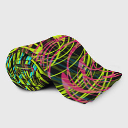 Плед флисовый Разноцветные спирали, цвет: 3D-велсофт — фото 2