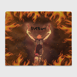 Плед флисовый Haikyu Волейбол Z, цвет: 3D-велсофт