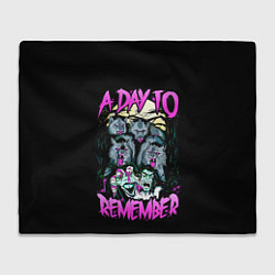 Плед флисовый A Day to Remember, цвет: 3D-велсофт