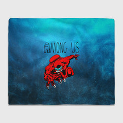 Плед флисовый Among Us Imposter Z, цвет: 3D-велсофт